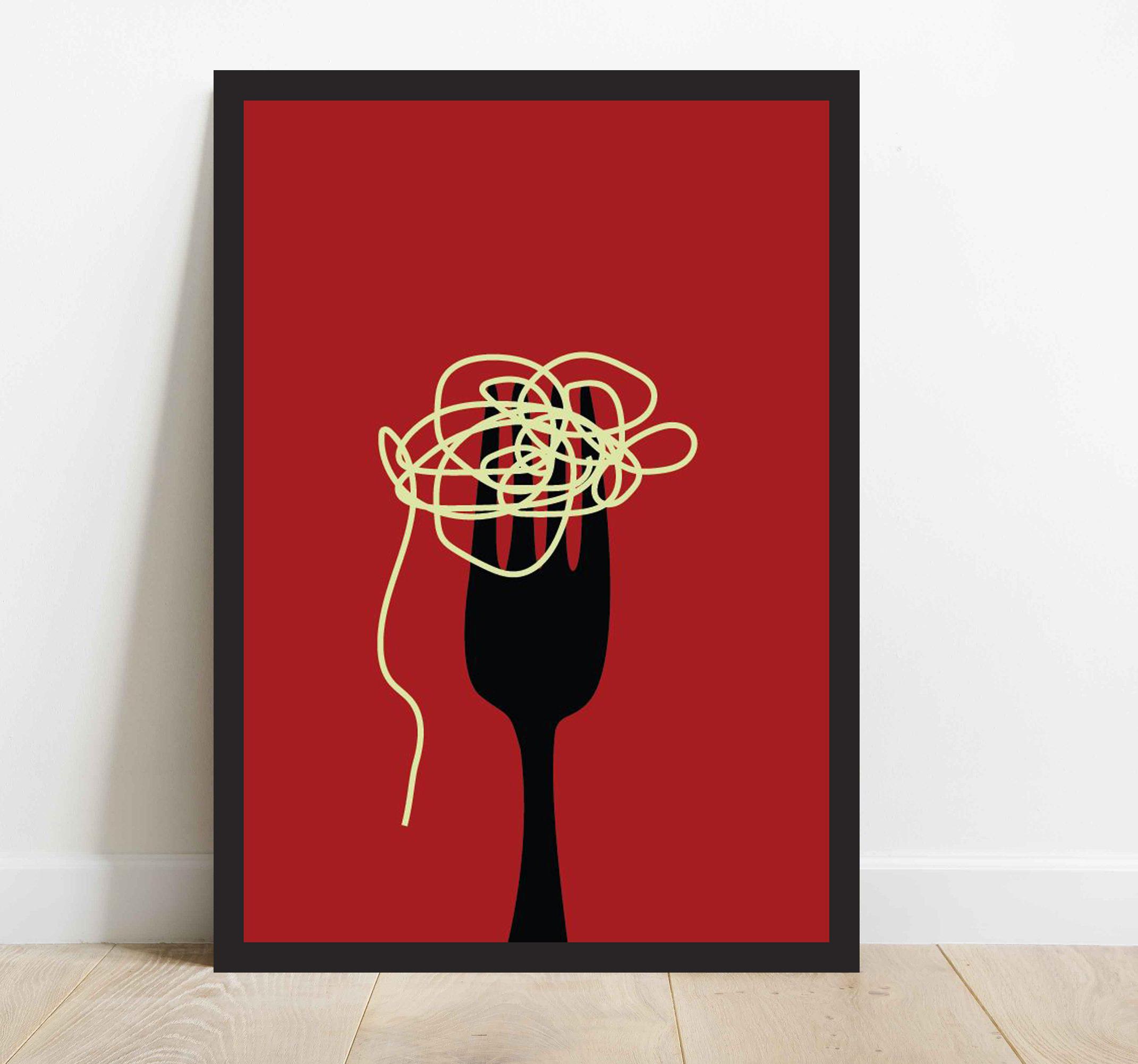 Постер спагетти 